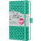 sigel Carnet de notes Jolie Flair, similicuir, vert menthe