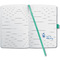 sigel Carnet de notes Jolie, similicuir, A5, vert menthe