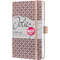 sigel Carnet de notes Jolie Flair, similicuir, A6, nacre