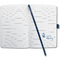 sigel Carnet Jolie Impress, similicuir, A6, bleu fonc