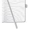 sigel Carnet Jolie Impress, similicuir, A6, gris