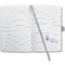 sigel Carnet Jolie Impress, similicuir, A6, gris