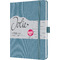 sigel Carnet de notes Jolie Feel, tissu, A5, lign, bleu