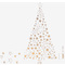 sigel Papier  motif de Nol "Golden Tree", A4, 90g/m2