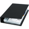 sigel Classeur  anneaux pour cartes de visite, noir mat