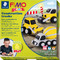 FIMO kids Kit de modelage Form & Play "Construction trucks"