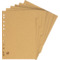 Oxford Intercalaires en carton Touareg, uni, A4, 6 touches