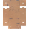 ELBA bote  archives tric System, avec couvercle, marron