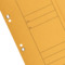 ELBA Chemise  oeillets en carton, jaune, classement