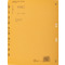 ELBA Chemise  oeillets en carton, jaune, classement