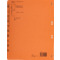 ELBA Chemise  oeillets en carton, orange, Classement