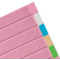 Oxford Intercalaires en carton, uni, A4, couleur, 10 touches
