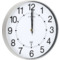 UNiLUX Horloge radio-pilote "WAVE", argent