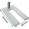 UNiLUX Lampadaire  LED STRATUS, dimmable, argent