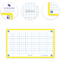 Oxford Fiches "Flash 2.0", 75 x 125 mm, quadrill, jaune