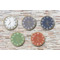 UNiLUX Horloge murale à quartz "BALTIC", rouge brique