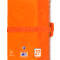 Oxford Trousse, polyester, rectangulaire, grand, orange