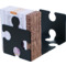 HAN Serre-livres PUZZLE, set de 2, noir