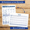 RNK Verlag Bloc-notes pour jeu de ds, bloc, format A6, de 3