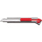 NT Cutter A-1000RP, boter en aluminium, 9 mm, argent/rouge