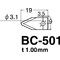 NT Cutter Lame de rechange BC-501P, largeur de lame: 9 mm