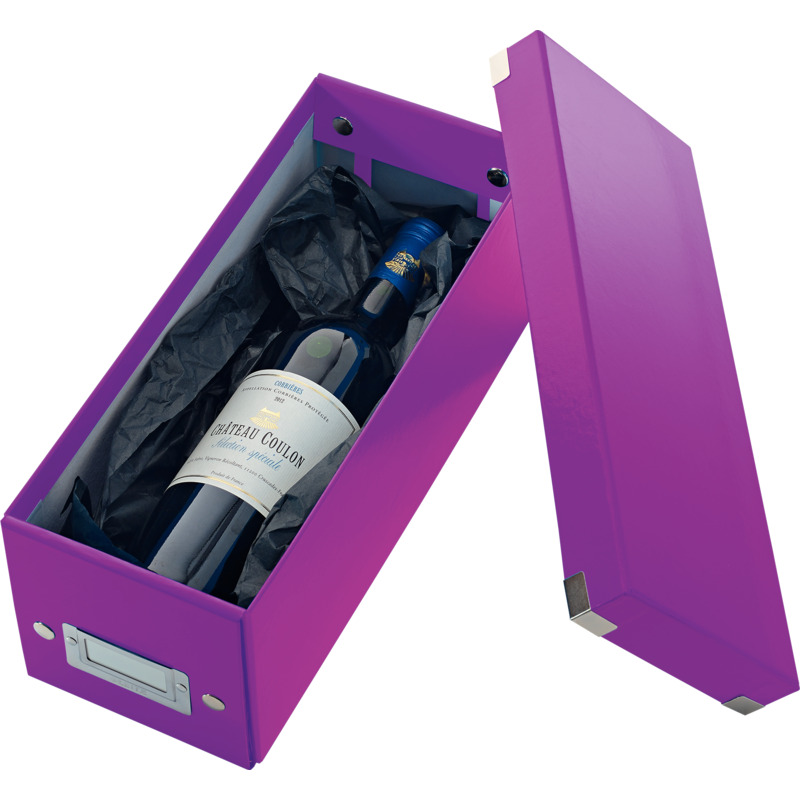 LEITZ boîte de rangement pour DVD Click & Store WOW, violet