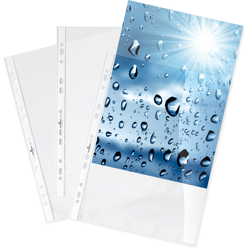 DURABLE Pochette transparente, A4, PP, transparent, 0,08 mm 2676-19 bei   günstig kaufen