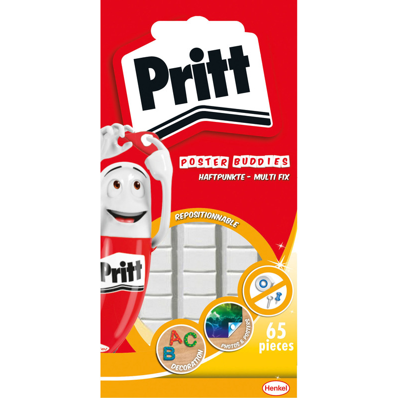 Pritt, Pâte à fixer, Multi-fix, détachable, blanc, 9H PGP55