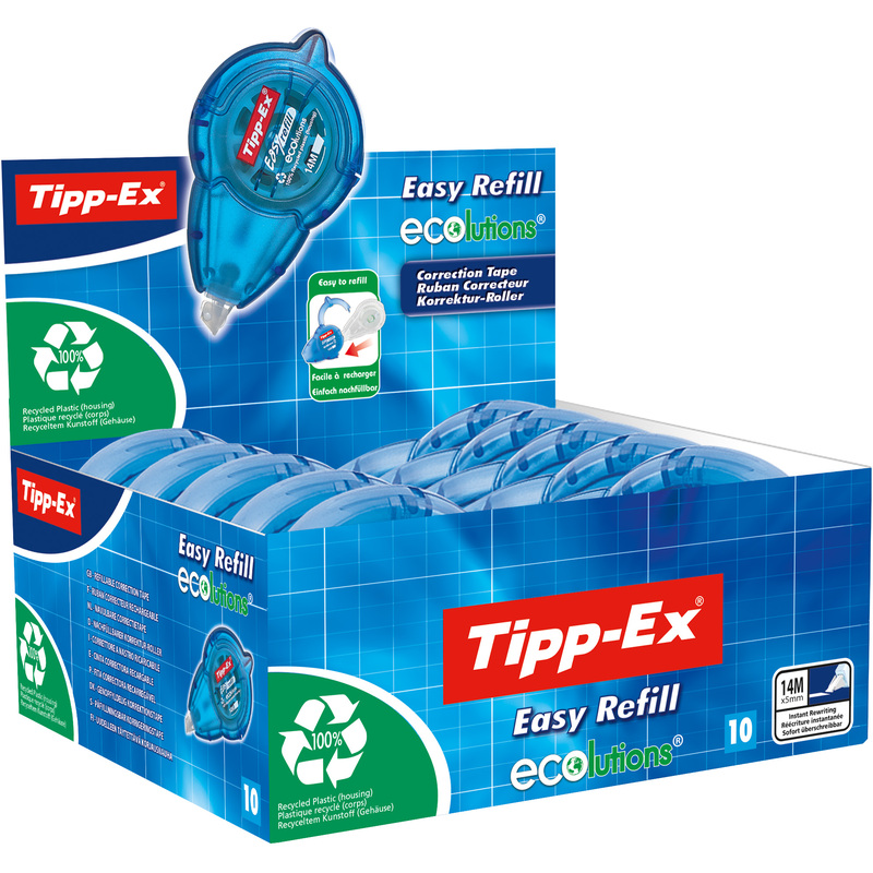 Tipp-Ex Roller correcteur ecolutions Easy Refill, 5 mm x 8794242