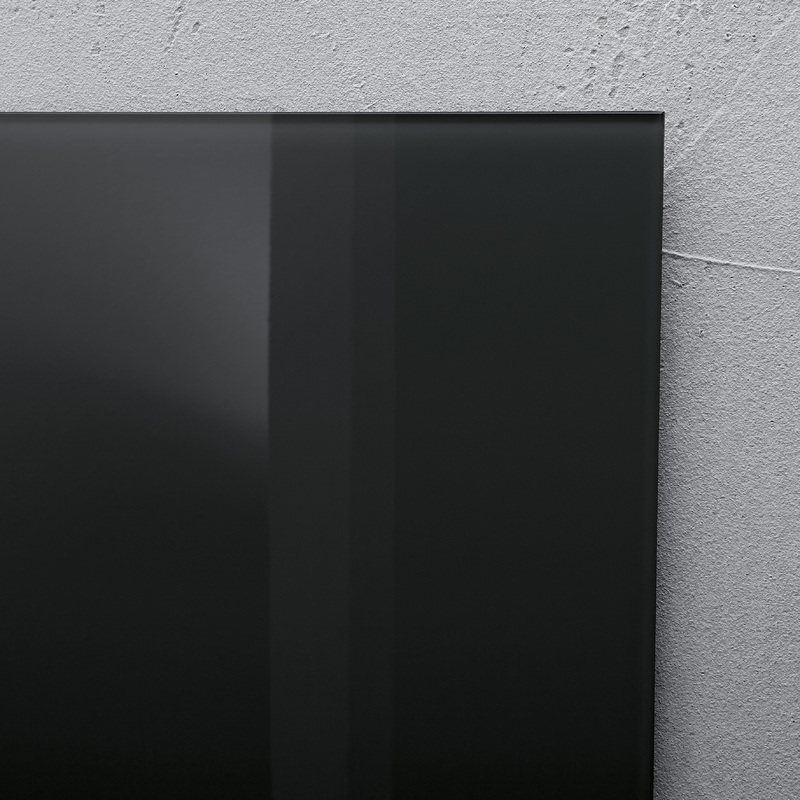 Tableau magnétique en verre - 910 x 460 mm - Noir (Artverum) SIGEL GL145