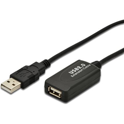 DIGITUS Cble rallonge USB 2.0 haute qualit, 5,0 m
