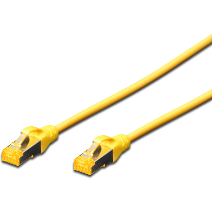 DIGITUS Cble de brassage Cat.6A, S/FTP, 7,0 m, jaune