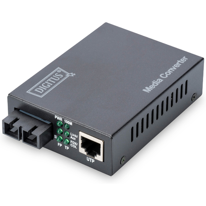 DIGITUS convertisseur mdia Fast Ethernet, RJ45/SC, monomode