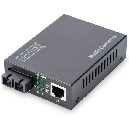 DIGITUS convertisseur mdia Gigabit Ethernet,SC/RJ45, multi