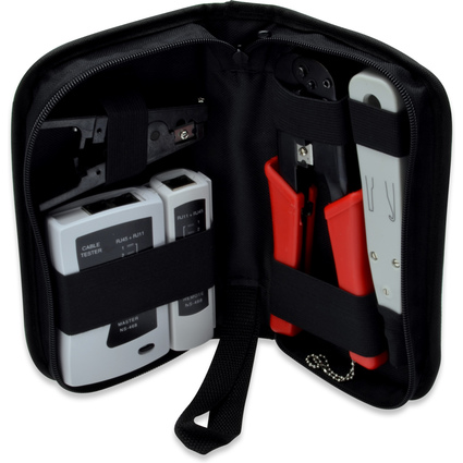 DIGITUS Kit d'outils rseau, sac de transport inclus