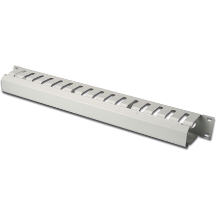 DIGITUS cage de gestion de cble, 1 U, gris clair (RAL 7035)