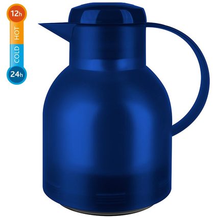 emsa Pichet isotherme SAMBA, 1 litre, bleu translucide