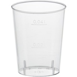 STARPAK verre  liqueur en plastique, 4 cl, transparent