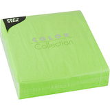 PAPSTAR Serviettes, 320 x 320 mm, 3 couches, vert pomme