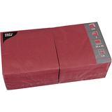 PAPSTAR Serviettes, 320 x 320 mm, 3 couches, bordeaux