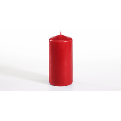 PAPSTAR Bougie cylindrique, diamtre: 50 mm, rouge