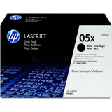 hp toner pour laserjet P2055, pack double, HC, noir