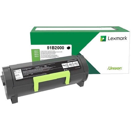 LEXMARK Rckgabe-Toner fr LEXMARK MS317DN, schwarz