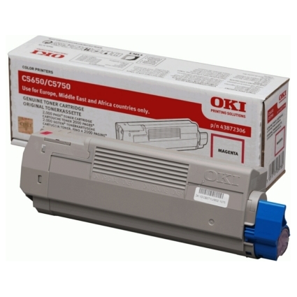 OKI Toner pour OKI C5650/C5650N/C5750/C5750N, magenta