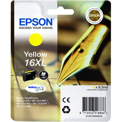 EPSON Encre pour EPSON WorkForce 2010/2510, jaune, XL