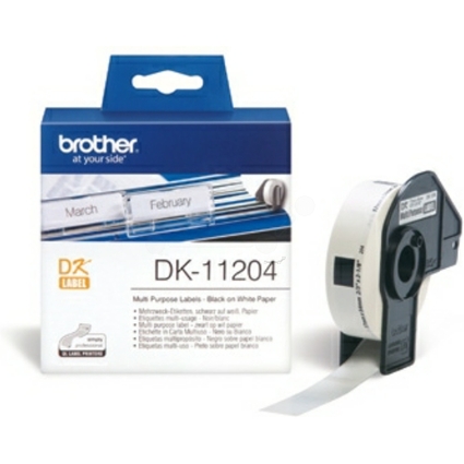 brother DK-11204 Etiquette multi-usage, 17 x 54 mm