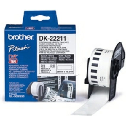 brother DK-22211 Film d'tiquettes en continu, 29mm x 15,24m
