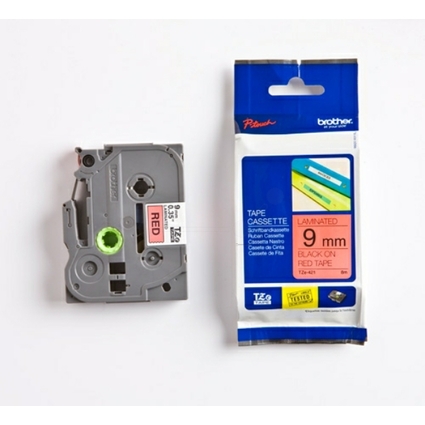 brother TZe-Tape TZe-421 cassette  ruban, Largeur: 9 mm,