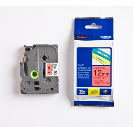 brother TZe-Tape TZe-431 cassette  ruban, Largeur: 12 mm,