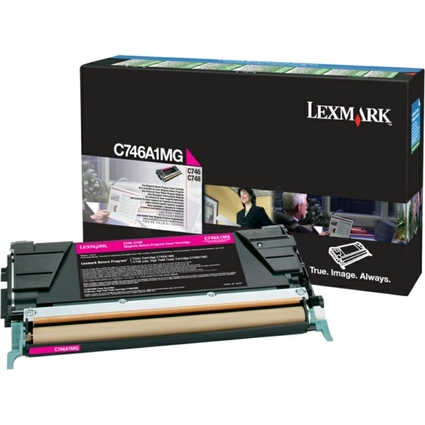 LEXMARK Toner pour LEXMARK C746/C748, magenta